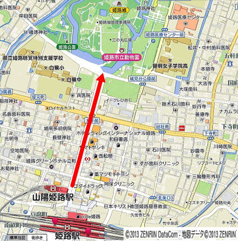 姫路駅,姫路城,アクセス,距離,時間,方法